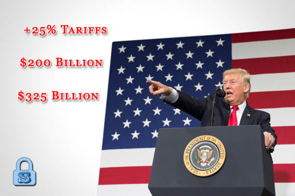 Trump raises tariffs lock