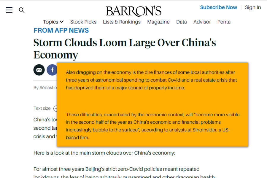 20230717 - Storm Clouds Loom Large Over China's Economy